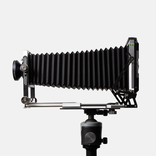 HSINCAM FM45-L 4×5 view camera with Toray carbon fiber construction