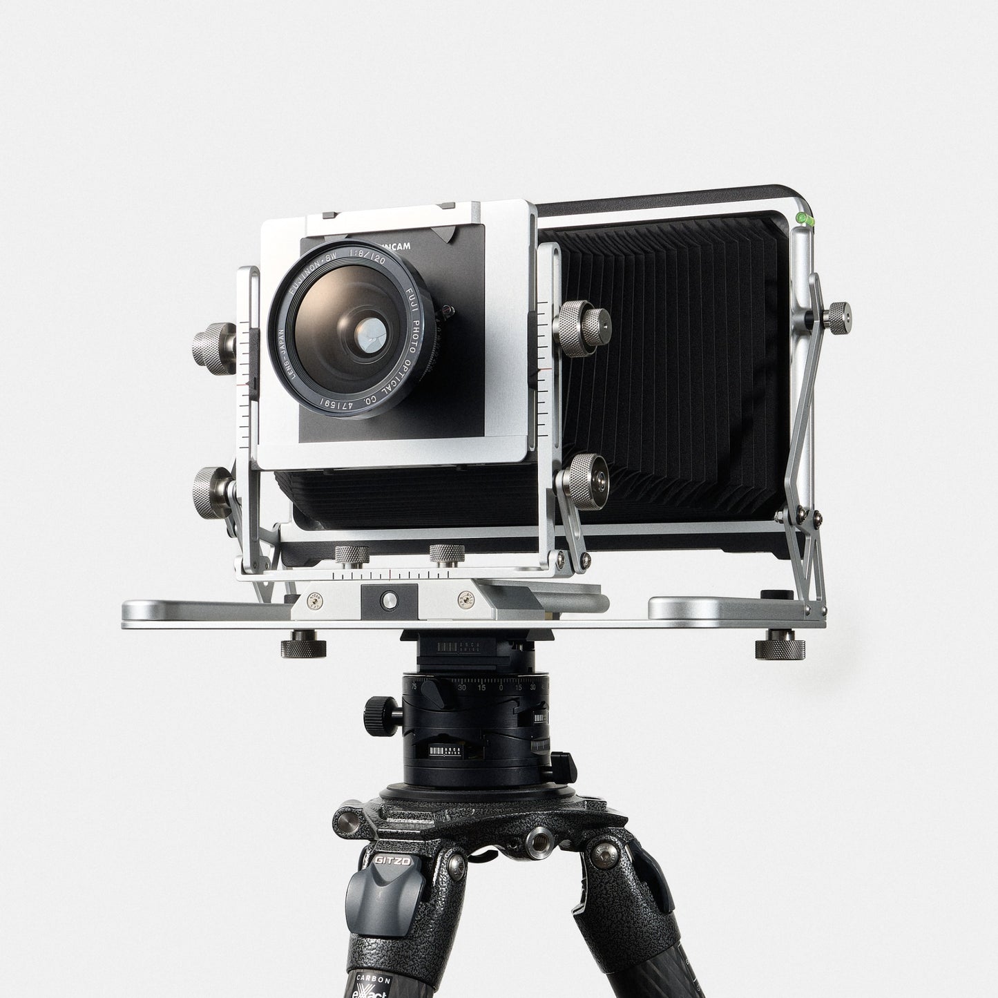 HSINCAM 410 4×10 large format camera three-quarter front view